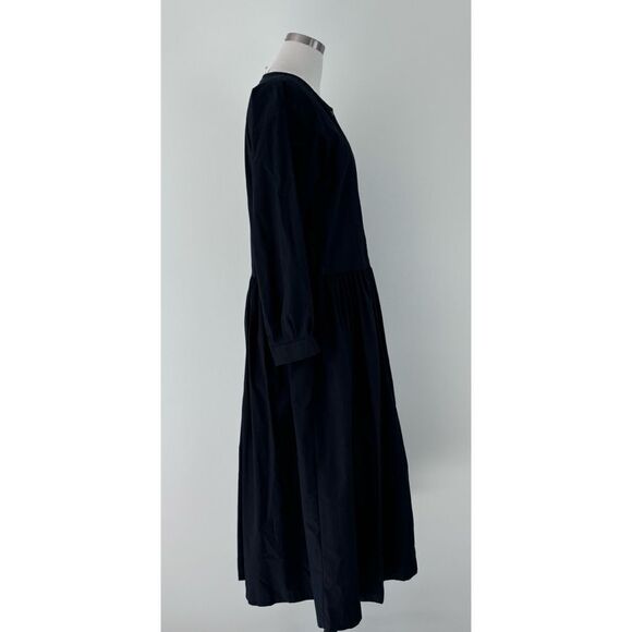 Vintage The J. Peterman Company Cotton Black Amish Dress NWT - Picture 5 of 9